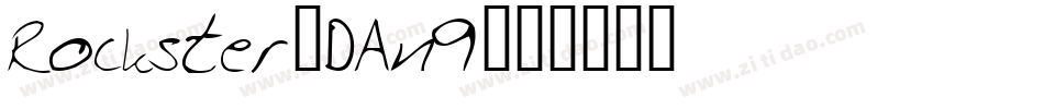 Rockster-DAn9字体转换