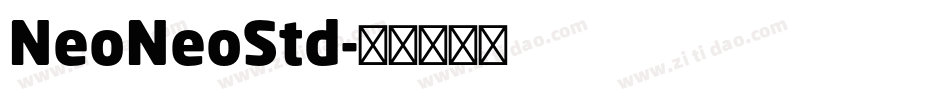 NeoNeoStd字体转换