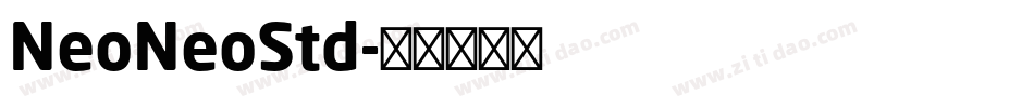 NeoNeoStd字体转换