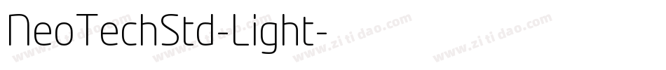 NeoTechStd-Light字体转换