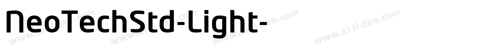 NeoTechStd-Light字体转换