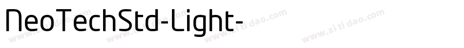 NeoTechStd-Light字体转换