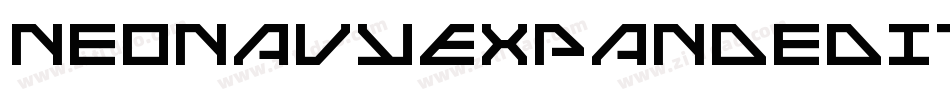 NeoNavyExpandedItalic-gV4Y字体转换