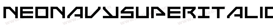 NeoNavySuperItalic-eAgx字体转换