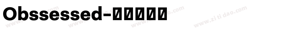 Obssessed字体转换