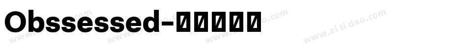 Obssessed字体转换