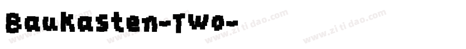Baukasten-Two字体转换