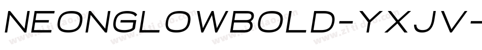 NeonGlowBold-YxJv字体转换