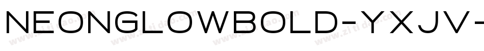NeonGlowBold-YxJv字体转换