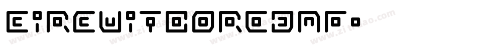 CircuitBoredNF字体转换