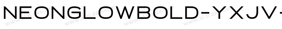 NeonGlowBold-YxJv字体转换