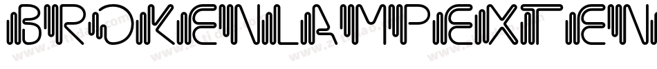 BrokenLampExtended-VmZw字体转换