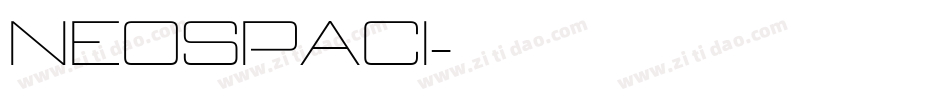 NEOSPACI字体转换