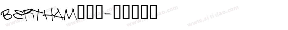 BERTHAM转换器字体转换