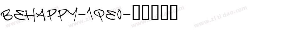 BeHappy-1qE0字体转换