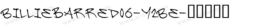 Billiebarred06-y2Be字体转换