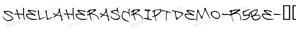 Shellaherascriptdemo-R5Be字体转换