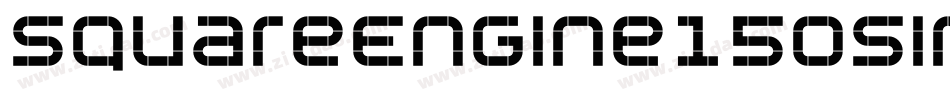 SquareEngine150SimplexBold-WMG字体转换