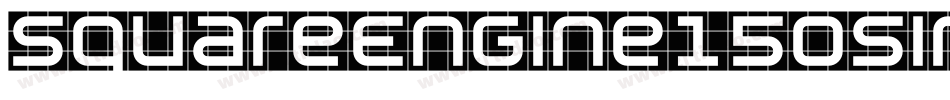 SquareEngine150SimplexBold-WMG字体转换