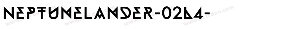 NeptuneLander-02l4字体转换