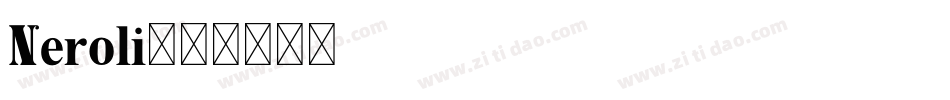Neroli字体转换