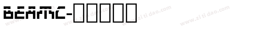 beamc字体转换