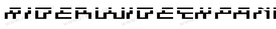 RiderWideExpandedLightItalic-d3zZ字体转换
