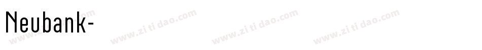 Neubank字体转换