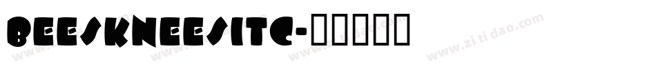 BeeskneesITC字体转换