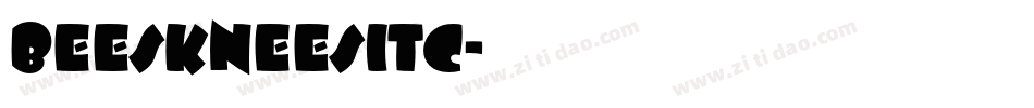 BeeskneesITC字体转换