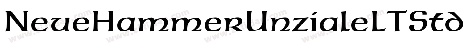 NeueHammerUnzialeLTStd字体转换