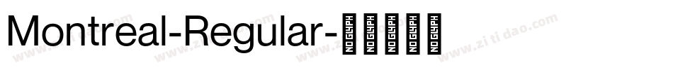 Montreal-Regular字体转换