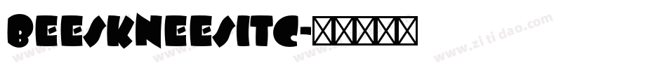 BeeskneesITC字体转换