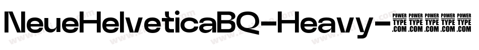 NeueHelveticaBQ-Heavy字体转换
