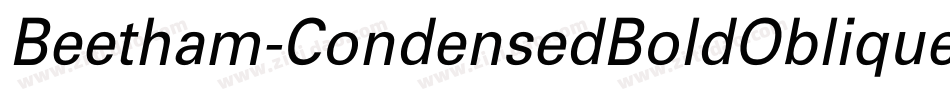 Beetham-CondensedBoldOblique字体转换