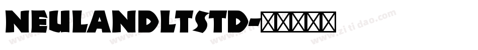 NeulandLTStd字体转换
