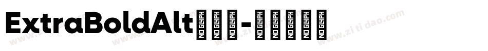 ExtraBoldAlt手机版字体转换