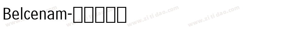 Belcenam字体转换