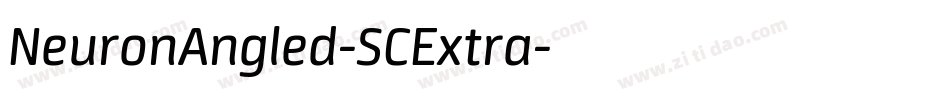 NeuronAngled-SCExtra字体转换