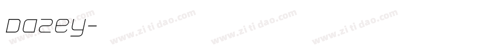 Dazey字体转换