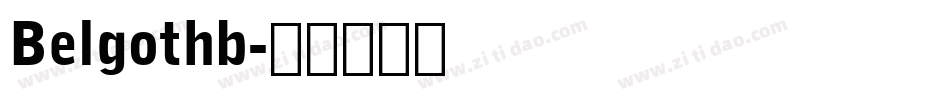 Belgothb字体转换