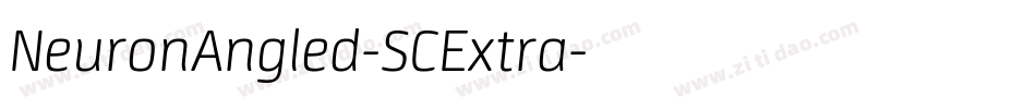 NeuronAngled-SCExtra字体转换