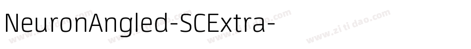 NeuronAngled-SCExtra字体转换
