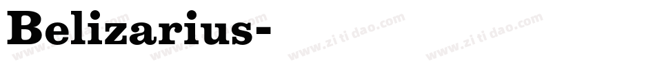 Belizarius字体转换