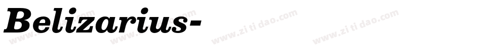 Belizarius字体转换