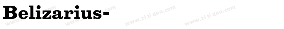 Belizarius字体转换