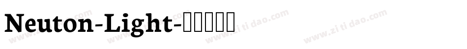 Neuton-Light字体转换