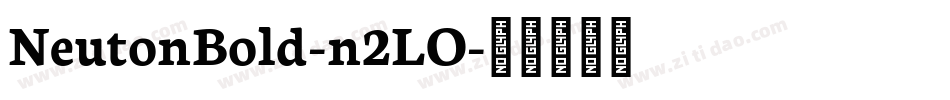 NeutonBold-n2LO字体转换