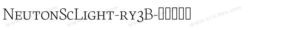 NeutonScLight-ry3B字体转换 NeutonScLight-ry3B字体转换