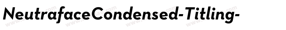 NeutrafaceCondensed-Titling字体转换